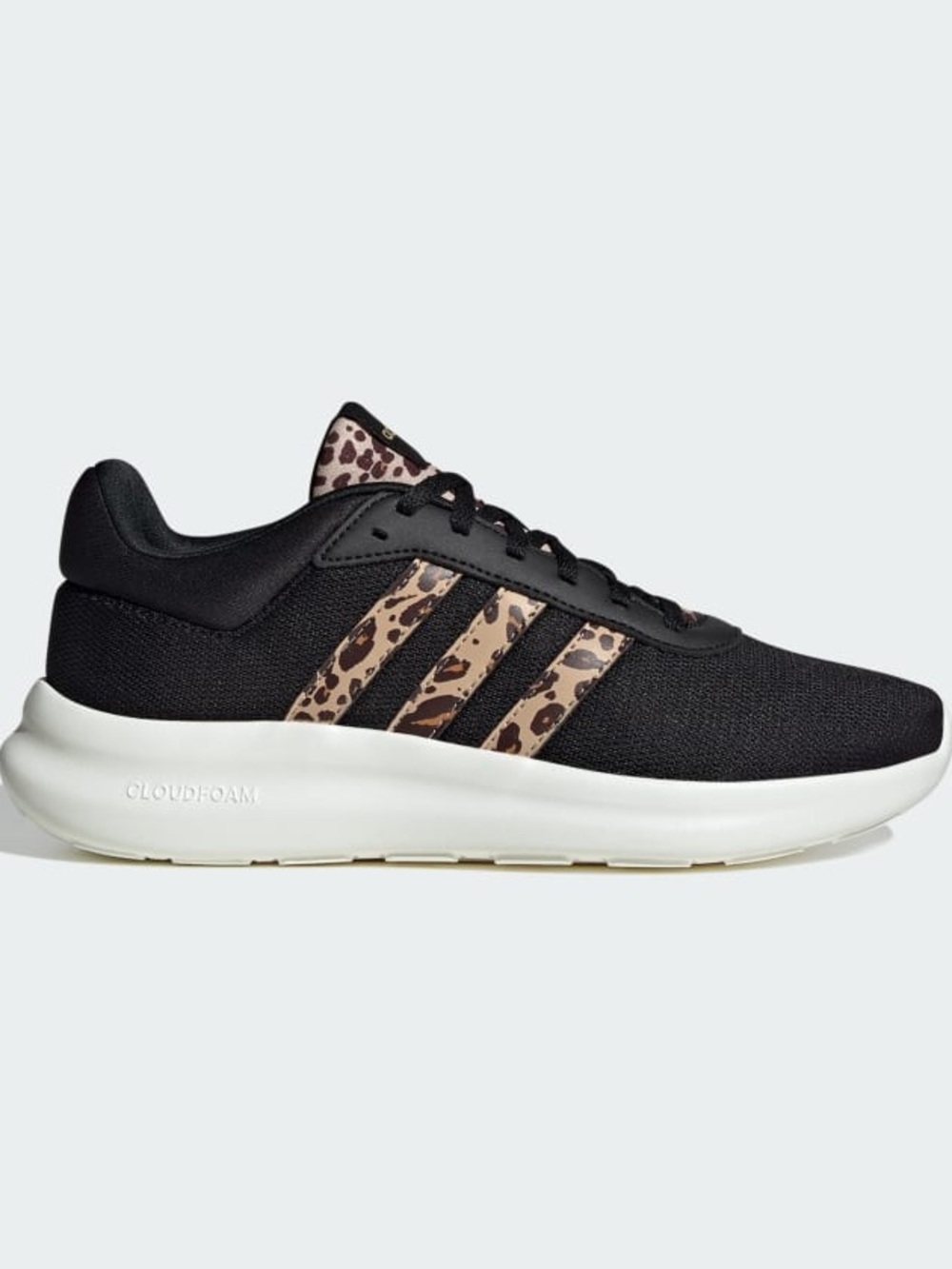 ADIDAS WOMEN LITE RACER 4.0 SHOES LEOPARD STRIPE LIGHTWEIGHT SNEAKERS Size 7 NWT